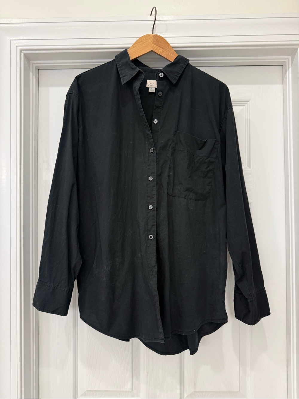 Target Classic Black Button-Up Shirt